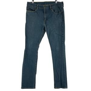 Levi's 511 Mens Slim Fit Jeans 36x34 Blue Medium Wash Stretch Denim